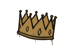 涂鸦 | 王冠 (棕褐)