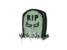 封装的涂鸦 | 墓碑 (豆青)