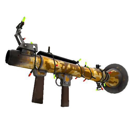 Festivized Specialized Killstreak Sand Cannon Rocket Launcher (Well-Worn)