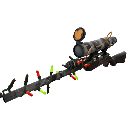 Strange Festivized Professional Killstreak Night Owl Sniper Rifle (Well-Worn)